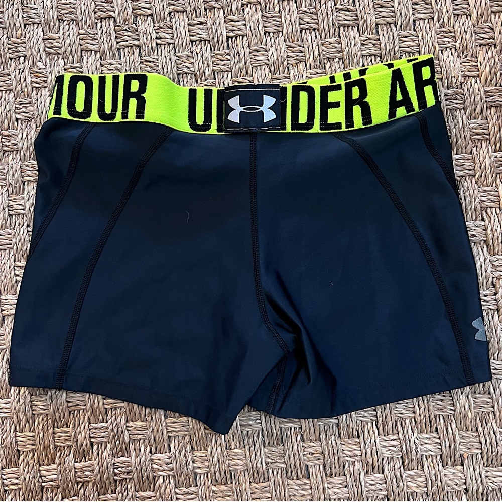 Under Armour Neon Yellow Spandex